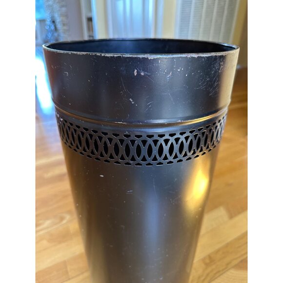 1950s handpainted metal umbrella stand/ hamper or waste basket - Picture 4 of 8